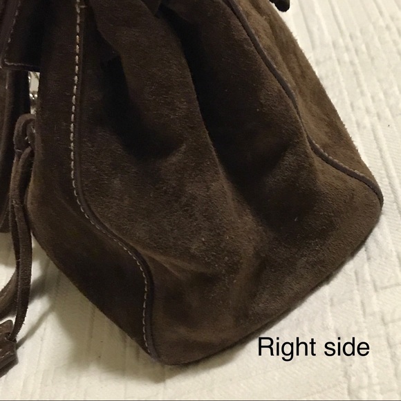 Vintage! Authentic Prada Suede Satchel - Picture 11 of 16